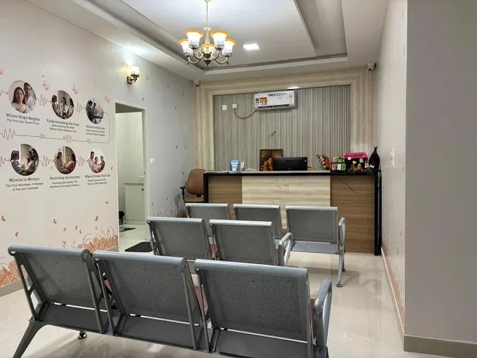 Reception and waiting area at Trulife clinic
