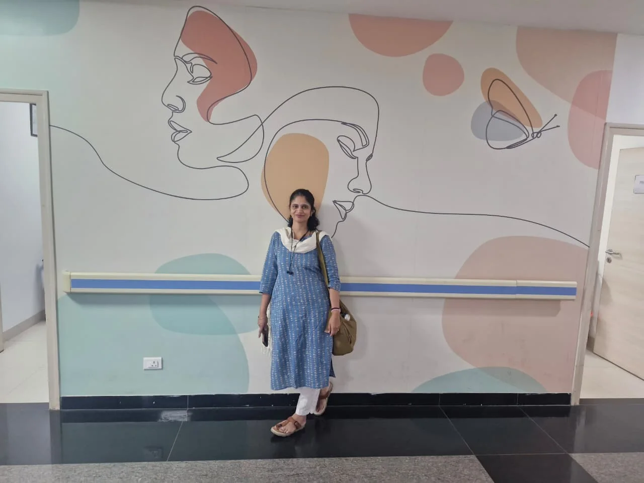 Dr. Aruna Sahadev at the clinic